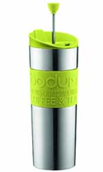 Bodum Insulated Stainless-Steel Travel French Press Coffee and Tea Mug
