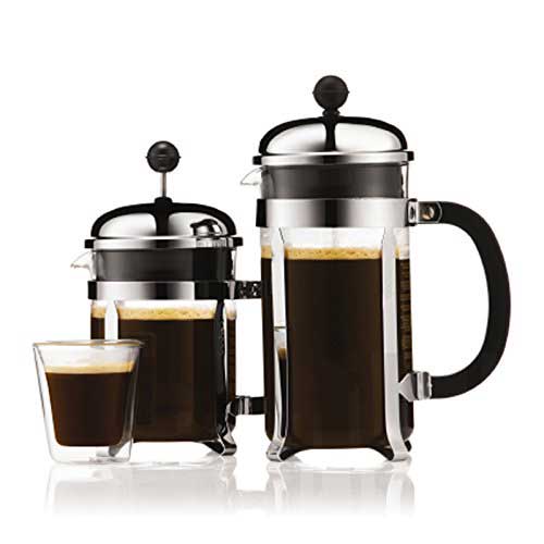 Bodum Chambord Coffee Maker, 3 Cup, 0.35 L, 12 oz Shiny